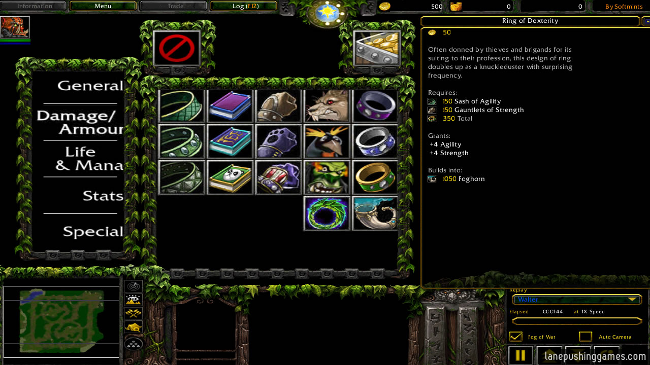 Rise of Winterchill Market Interface Game UI