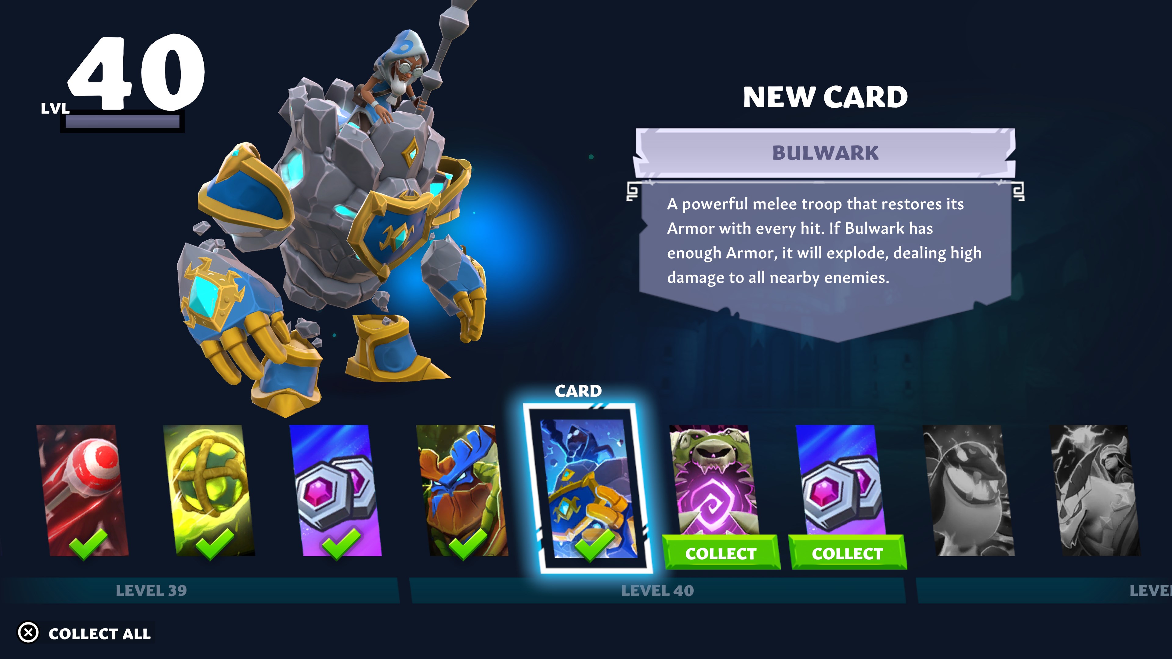 HEROish MOBA Game Deck Building Unlocking Minions
