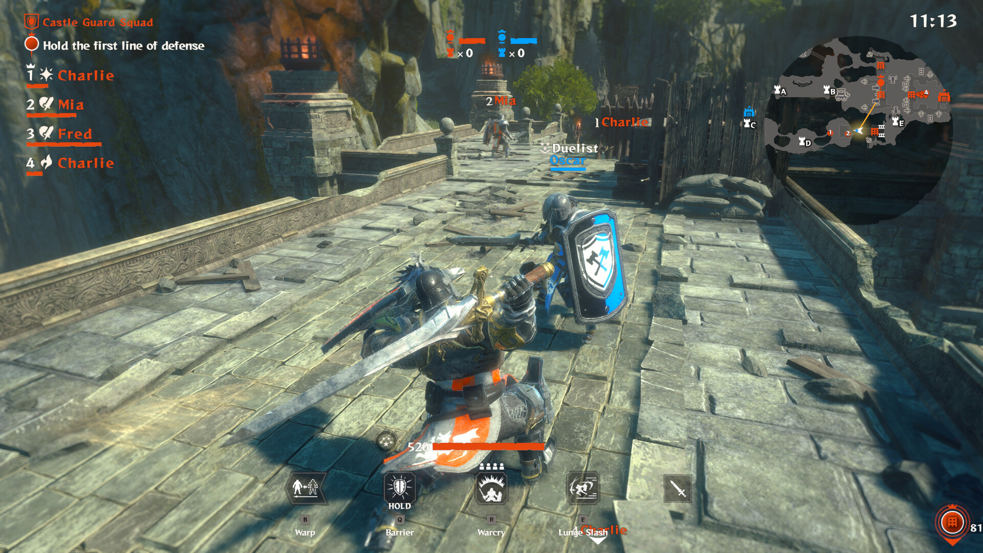 Warlander MOBA Game Combat
