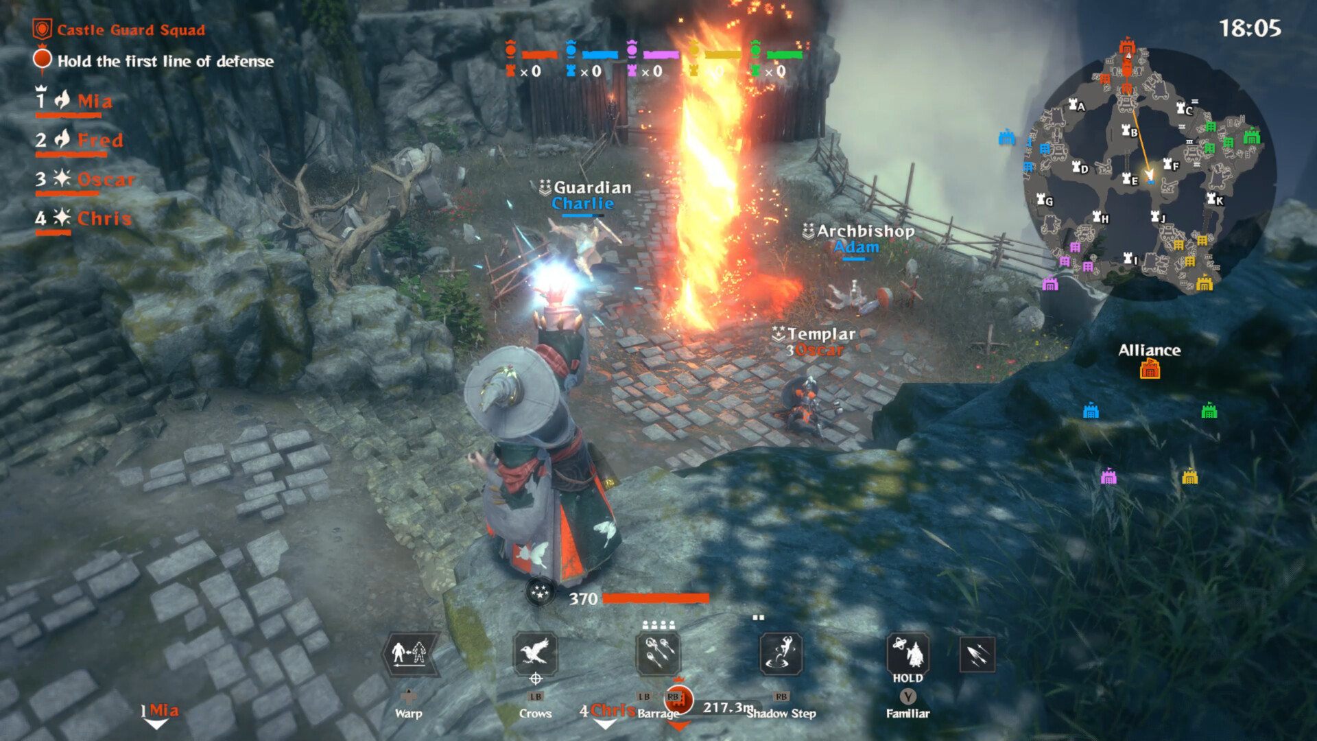 Warlander MOBA Game Wizard Gameplay