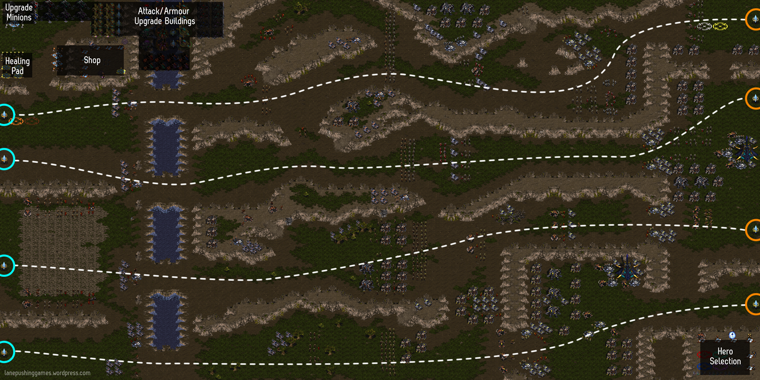 Overview of the battlefield