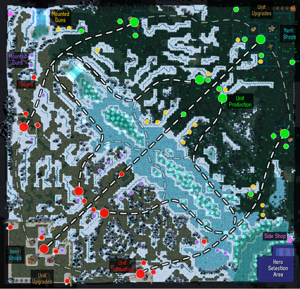 Overview of the battlefield