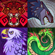 The four "role" icons from Dawngate