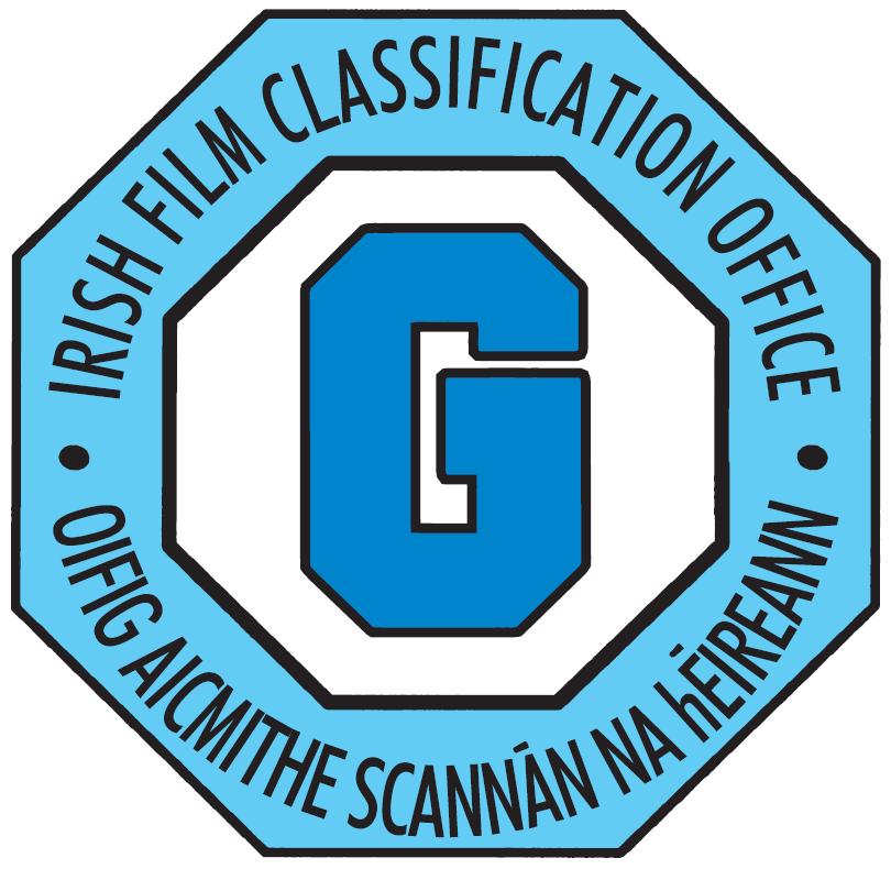 'G' stamp issued by the Irish Film Classification Office