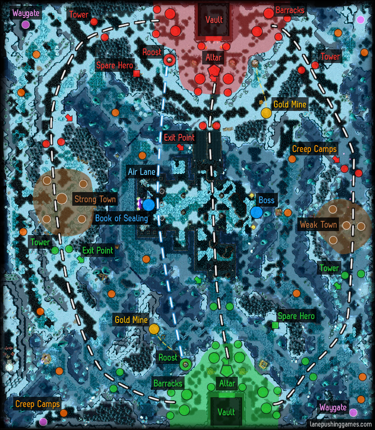 Overhead view of terrain