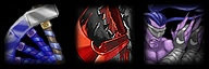 Icons of Warcraft III's Bash, Evasion, and Critical Strike passives
