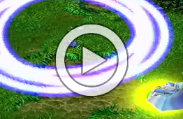 A visually flashy spell where three rings of light form a barrier to unit movement.