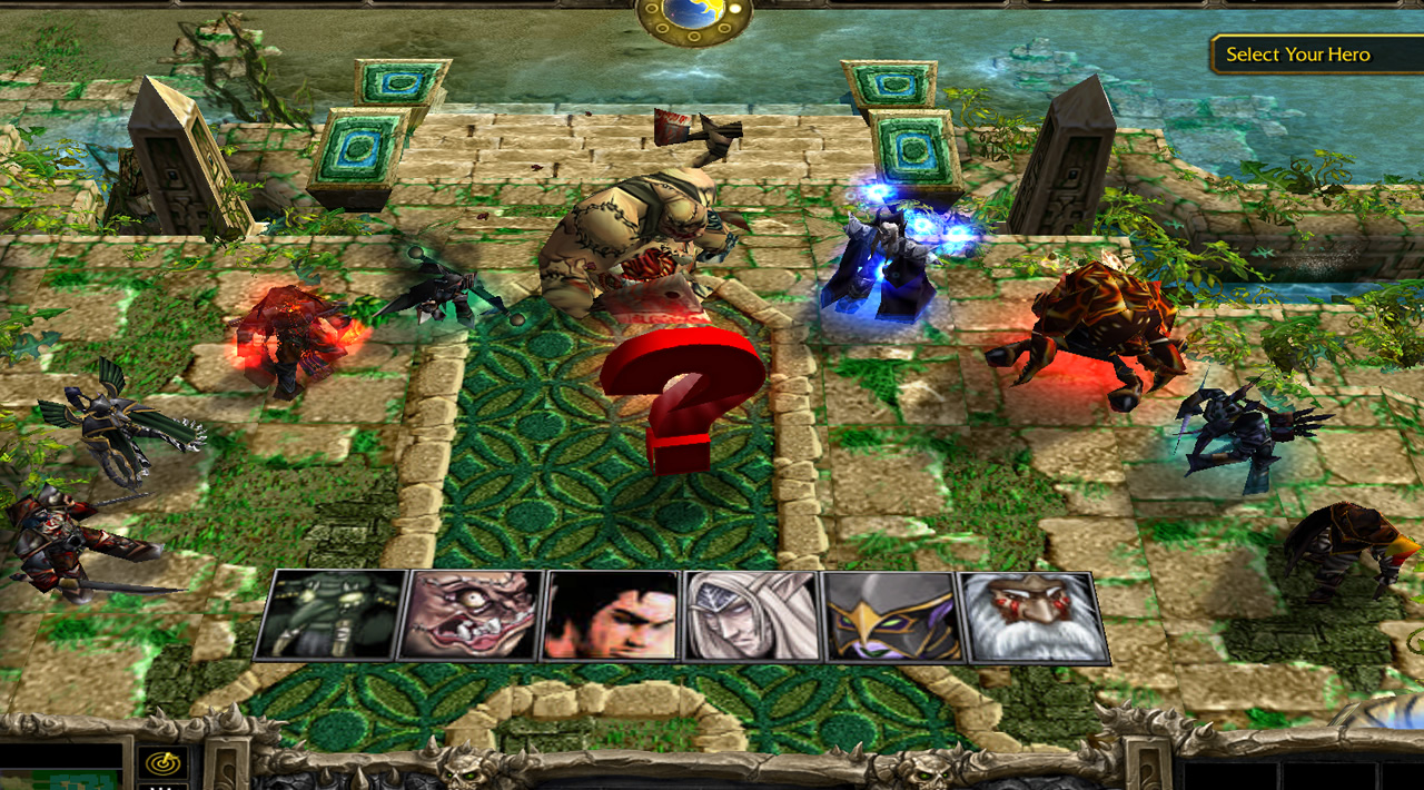 A different nine heroes stand in the same formation